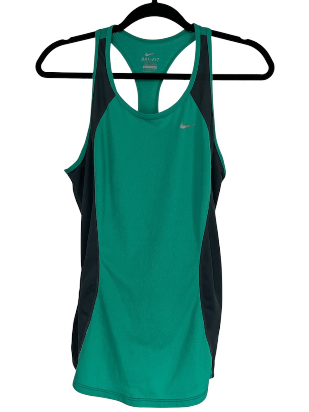 Nike Teal and Gray  Dri-FIT Racerback Tank Top